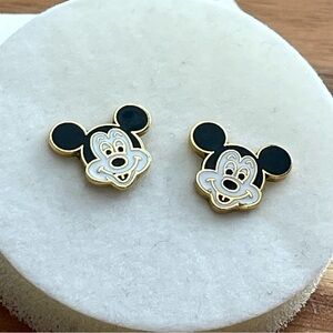 Vintage Disney Mickey Mouse Enamel‎ Stud Earrings